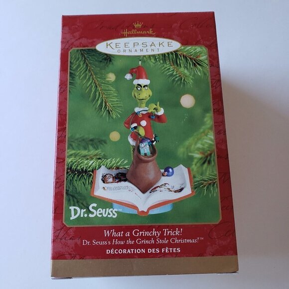 Hallmark Other - NWT - Hallmark Keepsake Ornament - 2001 What a Grinchy Trick Dr. Seuss
